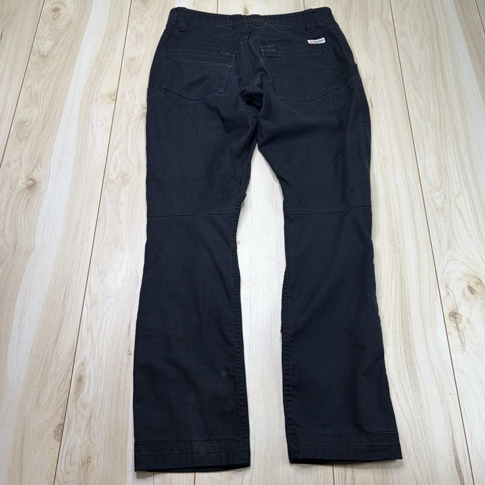 Livsn Men'sFlex Canvas Pants V2 Slim Straight Fit Black Size 30x29 Utility Cargo - Picture 11 of 12